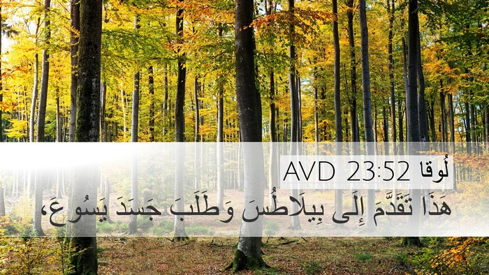 لُوقا 23:52 AVD Desktop Wallpaper - هَذَا تَقَدَّمَ إِلَى - Desktop Bible Verse Wallpaper