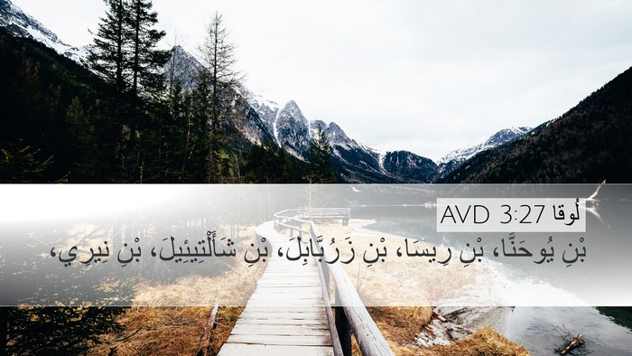 لُوقا 3:27 AVD Bible Verse Image