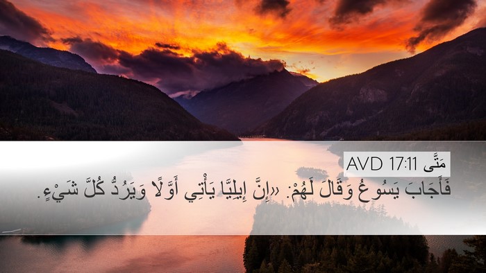 مَتَّى 17:11 AVD Bible Verse Image