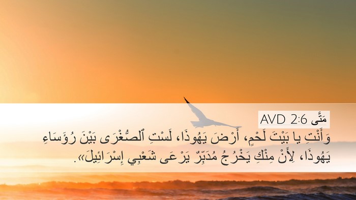 مَتَّى 2:6 AVD Bible Verse Image