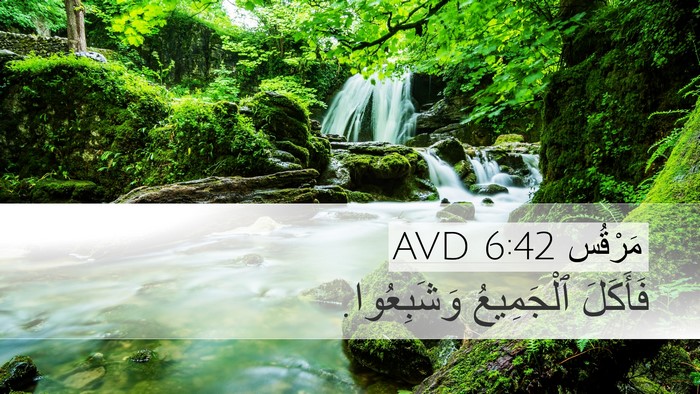 مَرْقُس 6:42 AVD Bible Verse Image