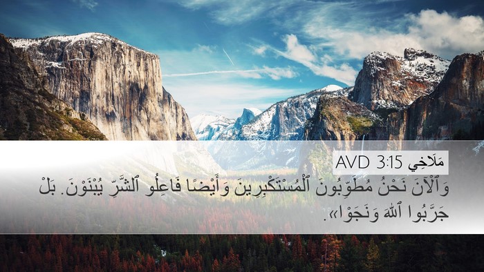 مَلَاخِي 3:15 AVD Bible Verse Image