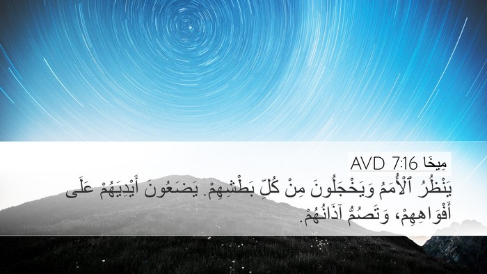 مِيخَا 7:16 AVD Bible Verse Image