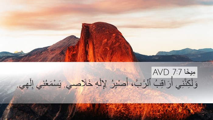 مِيخَا 7:7 AVD Bible Verse Image