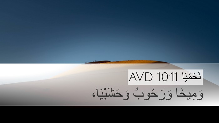نَحَمْيَا 10:11 AVD Bible Verse Image