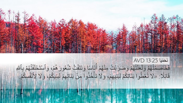 نَحَمْيَا 13:25 AVD Bible Verse Image
