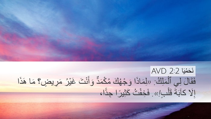 نَحَمْيَا 2:2 AVD Bible Verse Image