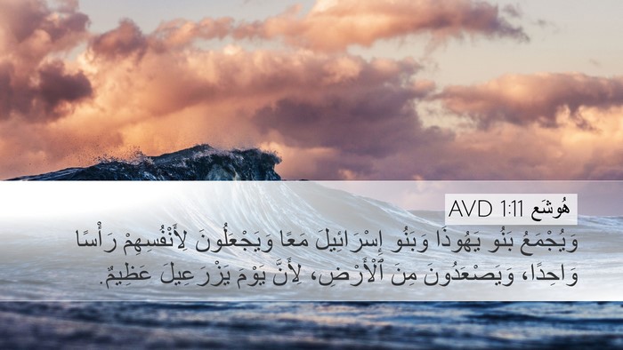 هُوشَع 1:11 AVD Bible Verse Image