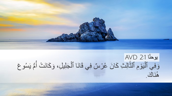 يوحنَّا 2:1 AVD Bible Verse Image