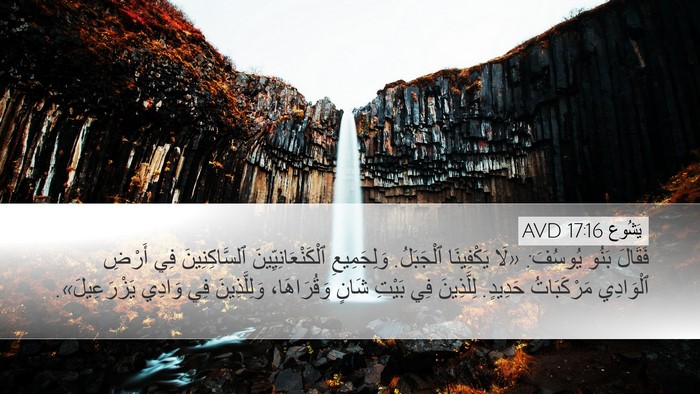 يَشُوع 17:16 AVD Bible Verse Image