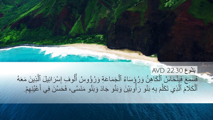 يَشُوع 22:30 AVD Bible Verse Image