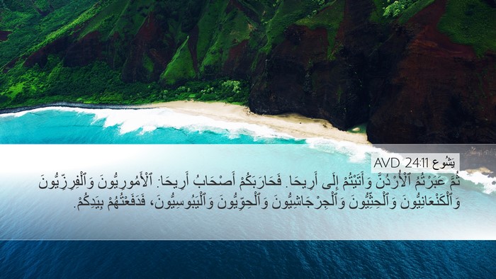 يَشُوع 24:11 AVD Bible Verse Image
