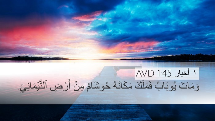 ١ أخبار 1:45 AVD Bible Verse Image