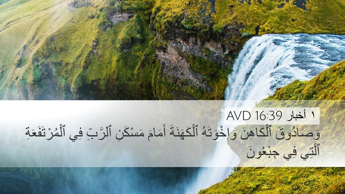 ١ أخبار 16:39 AVD Bible Verse Image