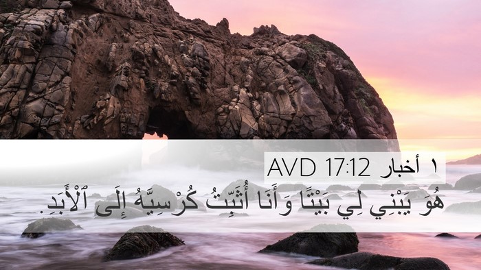 ١ أخبار 17:12 AVD Bible Verse Image