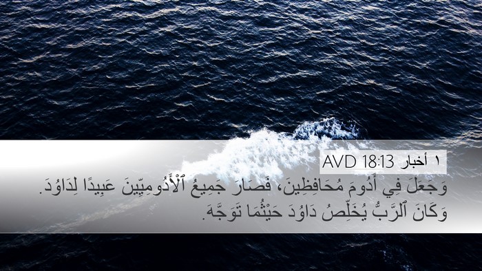 ١ أخبار 18:13 AVD Bible Verse Image