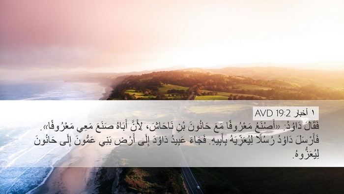 ١ أخبار 19:2 AVD Bible Verse Image