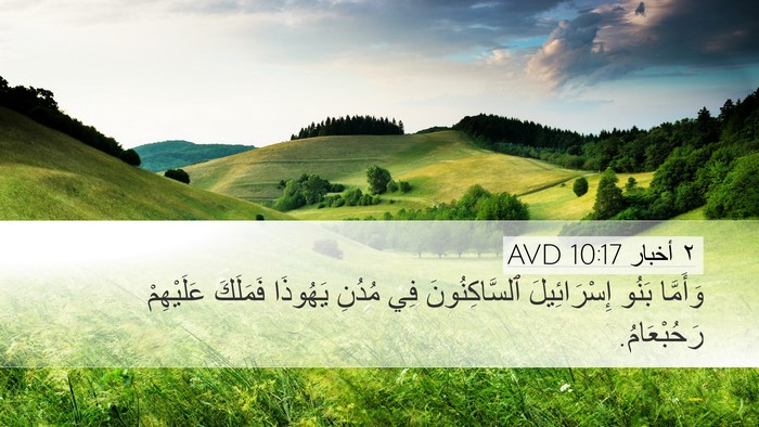 ٢ أخبار 10:17 AVD Bible Verse Image