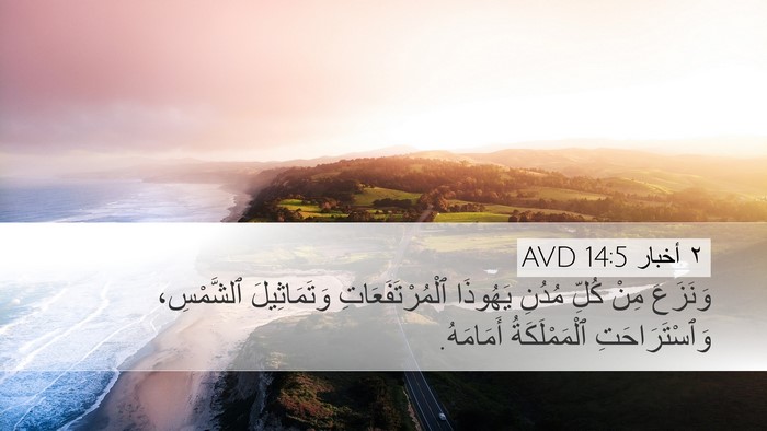 ٢ أخبار 14:5 AVD Bible Verse Image