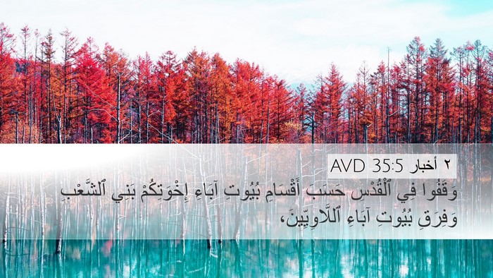 ٢ أخبار 35:5 AVD Bible Verse Image