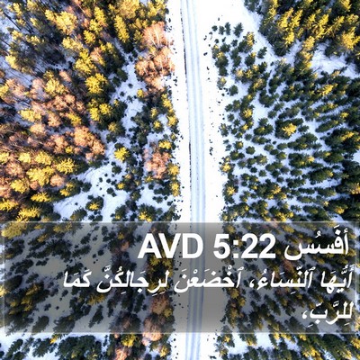 أفَسُس 5:22 AVD Bible Verse Image