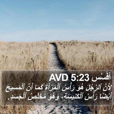 أفَسُس 5:23 AVD Bible Verse Image