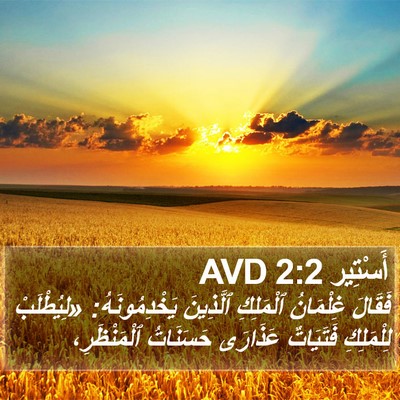 أَسْتِير 2:2 AVD Bible Verse Image