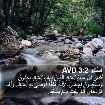 أَسْتِير 3:2 AVD Bible Verse Image