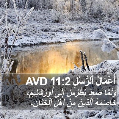أَعْمَالُ ٱلرُّسُلِ 11:2 AVD Bible Verse Image