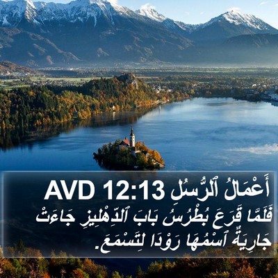 أَعْمَالُ ٱلرُّسُلِ 12:13 AVD Bible Verse Image
