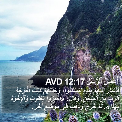 أَعْمَالُ ٱلرُّسُلِ 12:17 AVD Bible Verse Image