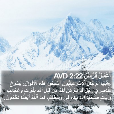 أَعْمَالُ ٱلرُّسُلِ 2:22 AVD Bible Verse Image