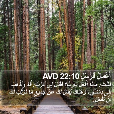 أَعْمَالُ ٱلرُّسُلِ 22:10 AVD Bible Verse Image