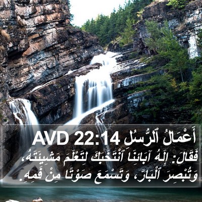 أَعْمَالُ ٱلرُّسُلِ 22:14 AVD Bible Verse Image