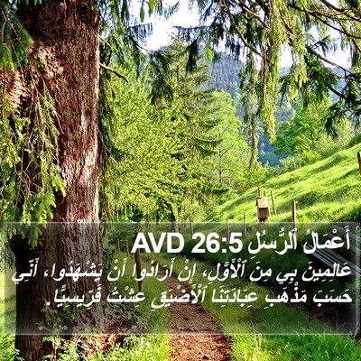 أَعْمَالُ ٱلرُّسُلِ 26:5 AVD Bible Verse Image