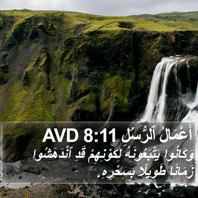 أَعْمَالُ ٱلرُّسُلِ 8:11 AVD Bible Verse Image