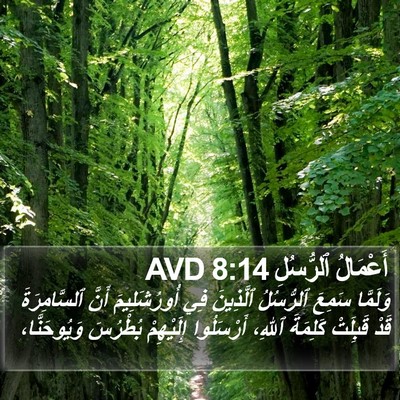 أَعْمَالُ ٱلرُّسُلِ 8:14 AVD Bible Verse Image