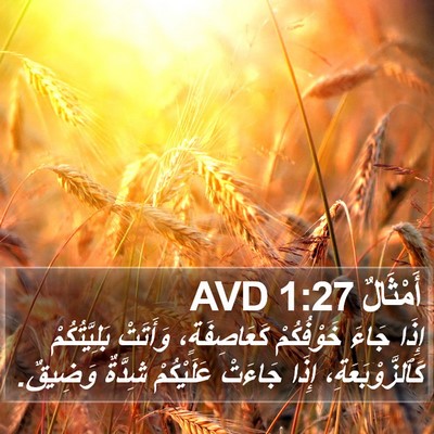 أَمْثَالٌ 1:27 AVD Bible Verse Image