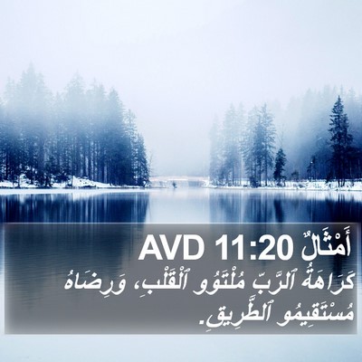 أَمْثَالٌ 11:20 AVD Bible Verse Image