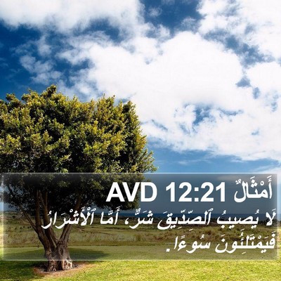 أَمْثَالٌ 12:21 AVD Bible Verse Image