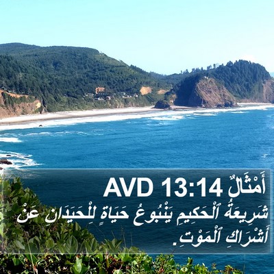أَمْثَالٌ 13:14 AVD Bible Verse Image
