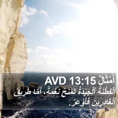 أَمْثَالٌ 13:15 AVD Bible Verse Image