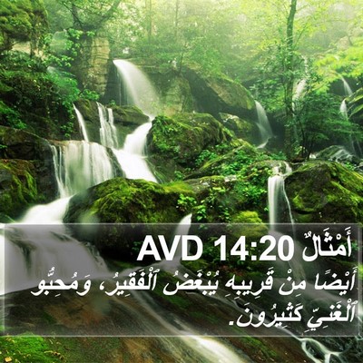 أَمْثَالٌ 14:20 AVD Bible Verse Image