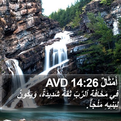 أَمْثَالٌ 14:26 AVD Bible Verse Image