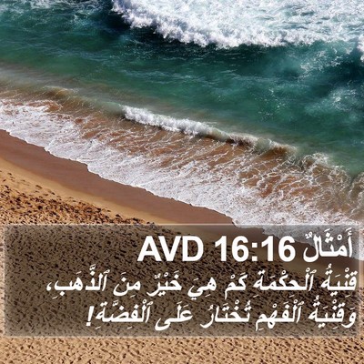 أَمْثَالٌ 16:16 AVD Bible Verse Image