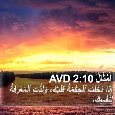 أَمْثَالٌ 2:10 AVD Bible Verse Image