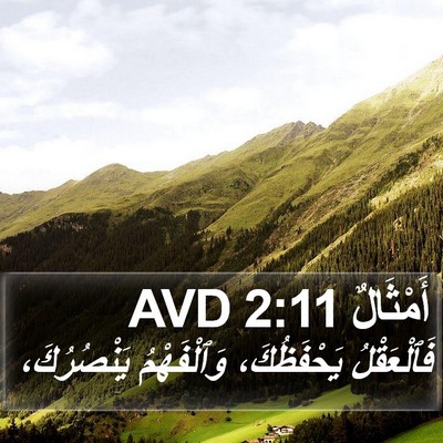 أَمْثَالٌ 2:11 AVD Bible Verse Image