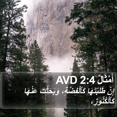 أَمْثَالٌ 2:4 AVD Bible Verse Image