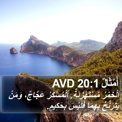 أَمْثَالٌ 20:1 AVD Bible Verse Image