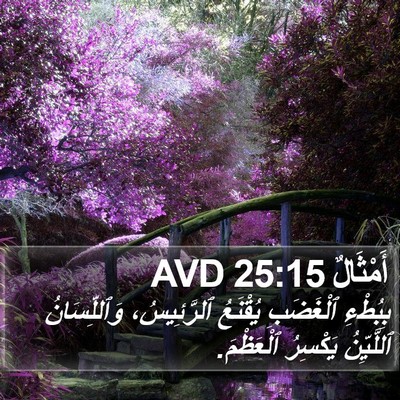 أَمْثَالٌ 25:15 AVD Bible Verse Image
